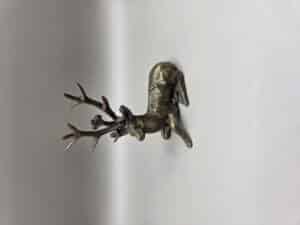 Hert Hubertus messing