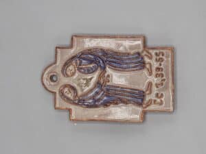 Maria ontmoet haar zus geglazuurd