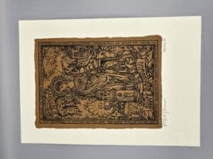 Zeefdruk Barbera Bruin