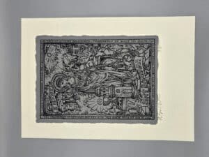 Zeefdruk Barbera Grijs