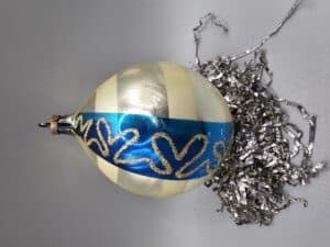 Druppel grijs blauw vintage