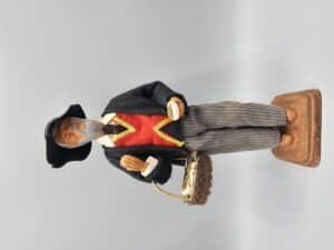 Man met mandje Yolande