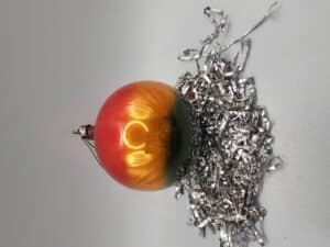 Vintage groen oranje blauw