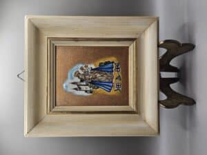 Maria sterre de zee geëmailleerd