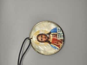 Mother of pearl Jezus